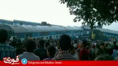 بر اثر خروج یک قطار از ریل در هند دست‌کم ۹۰ نفر کشته و تع