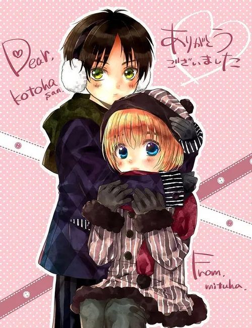 Mituha art🍰 eruaru💟 eremin😇 🌟 armin arlert💙 Eren jaeger💚 