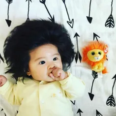 موهای زیبا و حیرت آور دختر بچه شش ماهه! 😍 😄 