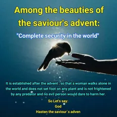 Among the beauties of the saviour's advent: