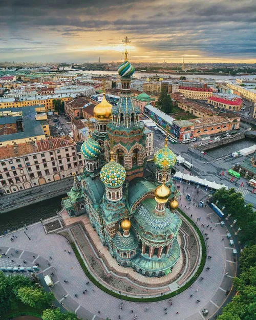 سنت پترزبورگ، دومین شهر بزرگ روسیه، شهری که در سال ۱۷۰۳ ت