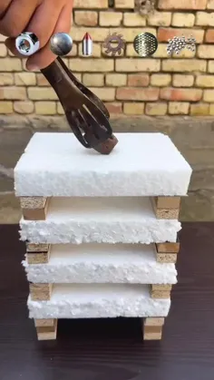 کدوم از آهن های مختلف میتونن فویل رو ذوب کنن؟🤔👀