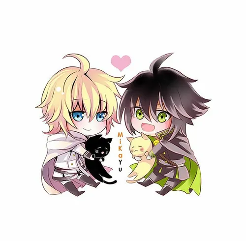 chibi Mikayuu yuumika😻 mikaela hyakuya yuichiro hyakuya a