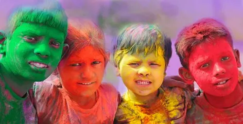 جشن رنگها یا همون هولی یکی از عیدها و مراسم مذهبی هندوها 