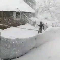 برف پاییزی روستای اربابستان ،لاهیجان❄🤩