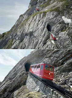 راه‌آهن ۱۲۰ ساله پیلاتوس در سوئیس شیب‌دارترین راه‌آهن دند