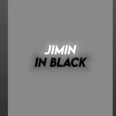 Jimin in black