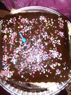اینم کیک شکلاتی امشب تقدیم ب دوستان ویسگونی
