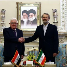 دکتر #لاریجانی رئیس مجلس شورای اسلامی در دیدار با رئیس‌جم