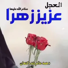 پروردگارا🤲به حق پهلوی شکسته مادرم(زهرا)🤲اللهم عجل الولیک 