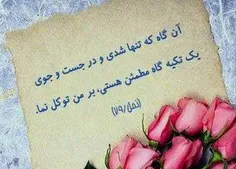 خدایاممنون که کمک کردی بفهمم...که حتی سایه ام درزمان تاری