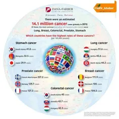 ♻️ بین کشورهایی که بیشترین سرطان را دارند در ۴۰ مورد اول نام هیچ کشور اسلامی نیست. یعنی بین مسلمان بودن و سرطان نگرفتن رابطه‌ی مستقیم است.
