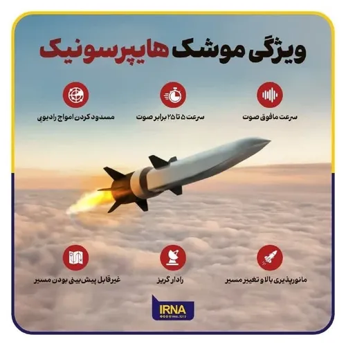 🔴بازتاب خبر ساخت موشک فراصوت ایران در رسانه های بین الملل