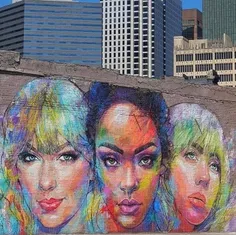 Billie appears in a new mural in downtown Dallas, Texas a