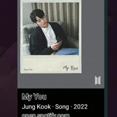 〰 آهنگ 'My You' از جونگ‌کوک به صورت رسمی در پلتفرم‌های زی