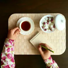 صبحم عسل و ترانه و چایی شد