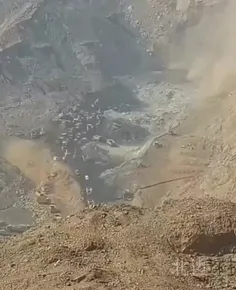 ریزش معدن در مغولستان 