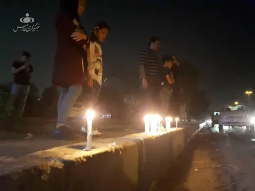 اهوازی ها امشب به یاد شهدای حمله تروریستی امروز، در محل ح