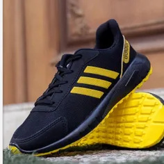 🏆کفش ورزشی Adidas مردانه مشکی زرد مدل Matikan