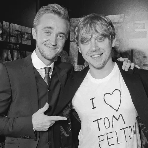 Rupert Grint tom felton