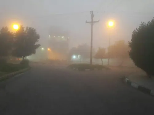 خبر هم اکنون /مه غلیظ در دزفول