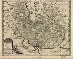 قدیمی‌ ترین نقشه ایران که با دقت و درستی در سال 1747 میلا