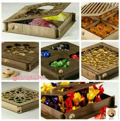 #طرح جعبه های زیبا برای#شکلات و آجیل
