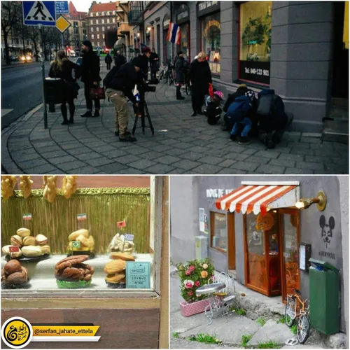 در سوئد مردم در خیابان ها رستوران هایی در سایز بسیار کوچک