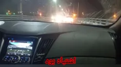  پل آزادگان در شب