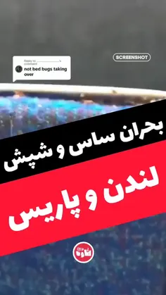 بحران ساس و شپش در مترو، اماکن عمومی و خونه های انگلیس و فرانسه