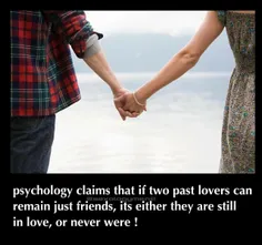 از نظر علم روانشناسی، تنها دو حالت برای دو عاشق قدیمی که 