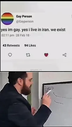 🌈اره من گی ام و تو ایران زندگی میکنم