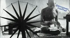 📢  : #مهاتما_گاندی ،رهبر هندوستان برای استـــقلال‌کشورش ا