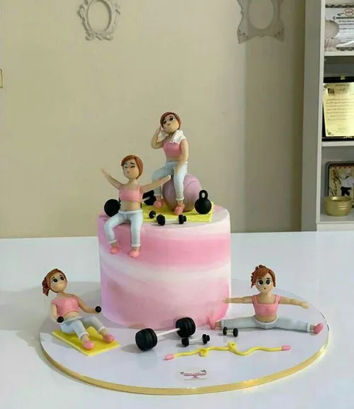 کیک ورزشی فیتنس