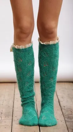 ♡ green socks ♡