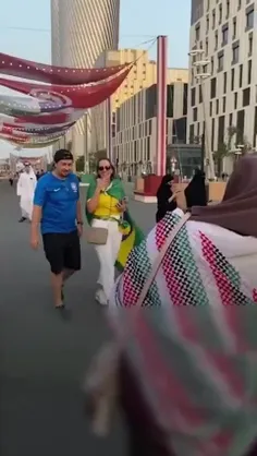 🔺استفاده قطری ها از میزبانی جام جهانی برای تبلیغ حجاب و گ