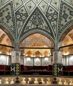 نمایی از حمام سلطان امیر احمد، کاشان، اصفهان