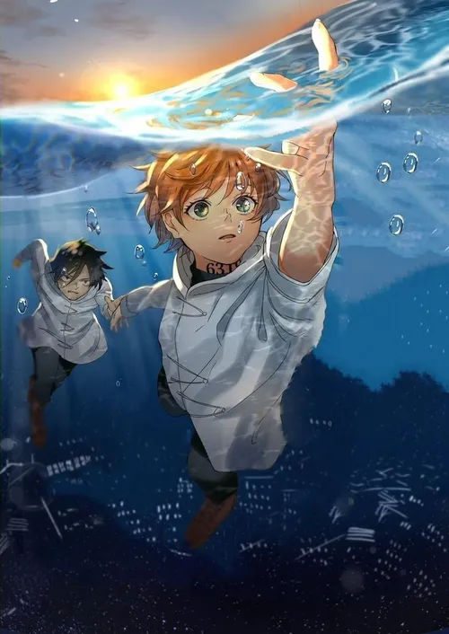 anime the promised neverland ema ray norman wallpaper pro
