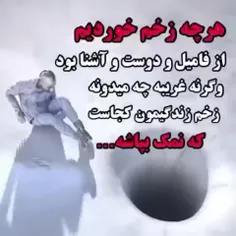 حرف حق👌  والا غیریبه چی میدونه زخم زندگیمون کجاست 😏🌯