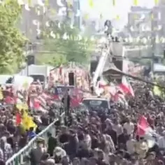 ⬅️حضور پرشور مردم تهران در راهپیمایی روز قدس