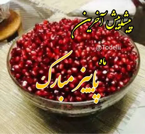 و سلام به آخرین ماه پاییز@یادت باشد روزهای سردت به تنهایی