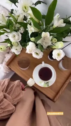 ☕️🤍هر روز صبح دوست داشتنت در من می‌پیچد 