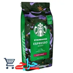 خرید دانه قهوه اسپرسو دارک رست استارباکس 200 گرمی