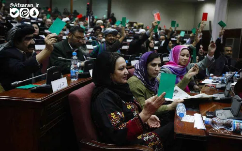 🔺 شفافیت آراء نماینده های مجلس افغانستان، حتی وقتی سیستم 
