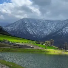 طبیعت بینظیر آب بندان شفیع آباد معروف به آلپ ایران 😍