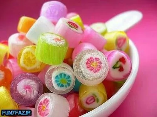 جون جون خوشمزه های رنگی رنگی😍 😅 🍡 🍢 🍭 🍬 🍰 🍻 🍷