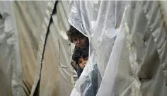 #کودکان در اردوگاه #جنگ زده ها در (ادلب) #سوریه