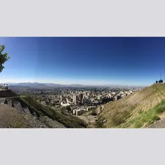 What a gorgeous day to see #Tehran from the #Tochal heigh