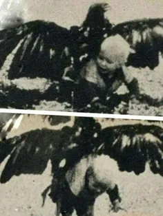 در سال 1932 کودک نروژی در حیات خانه خود در یکی از روستاها