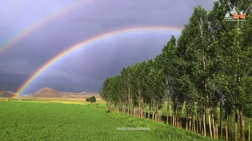 رنگین کمان در طبیعت ماکو